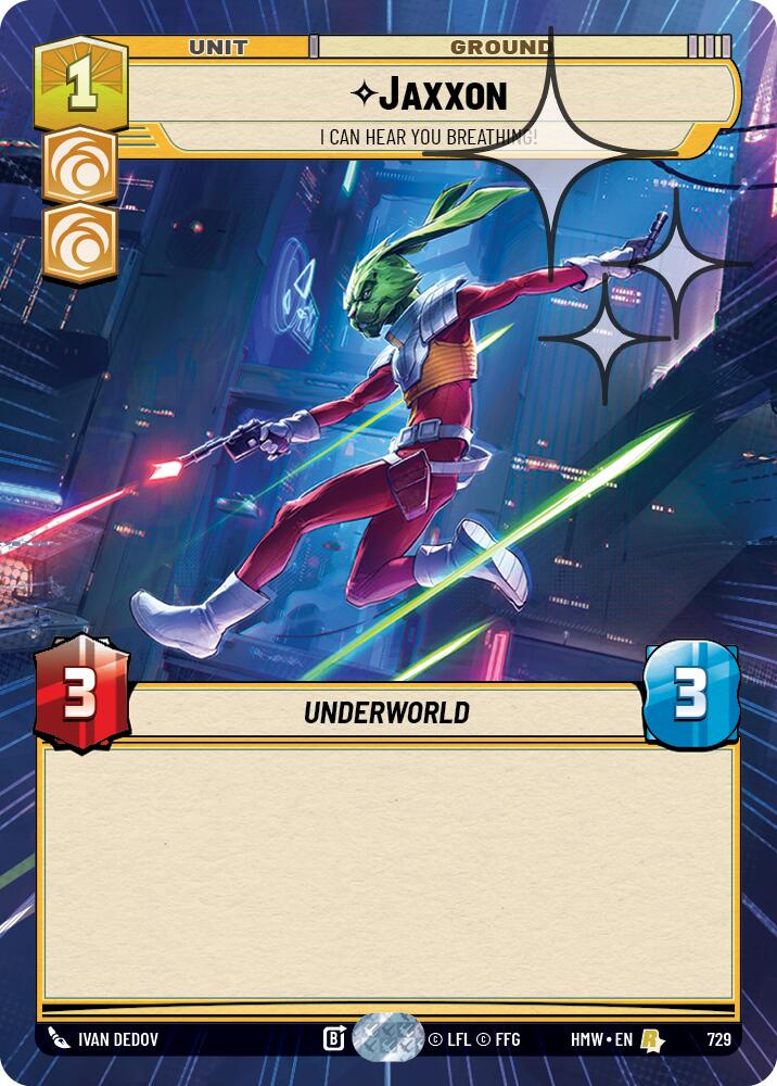 Jaxxon - I Can Hear You Breathing! (Hyperspace Foil) (729) [Homeworlds]