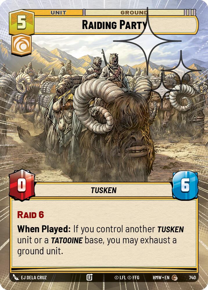 Raiding Party (Hyperspace Foil) (740) [Homeworlds]