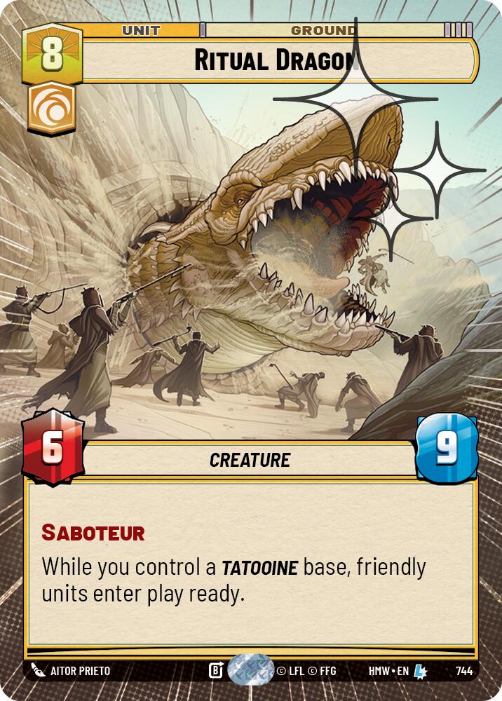 Ritual Dragon (Hyperspace Foil) (744) [Homeworlds]
