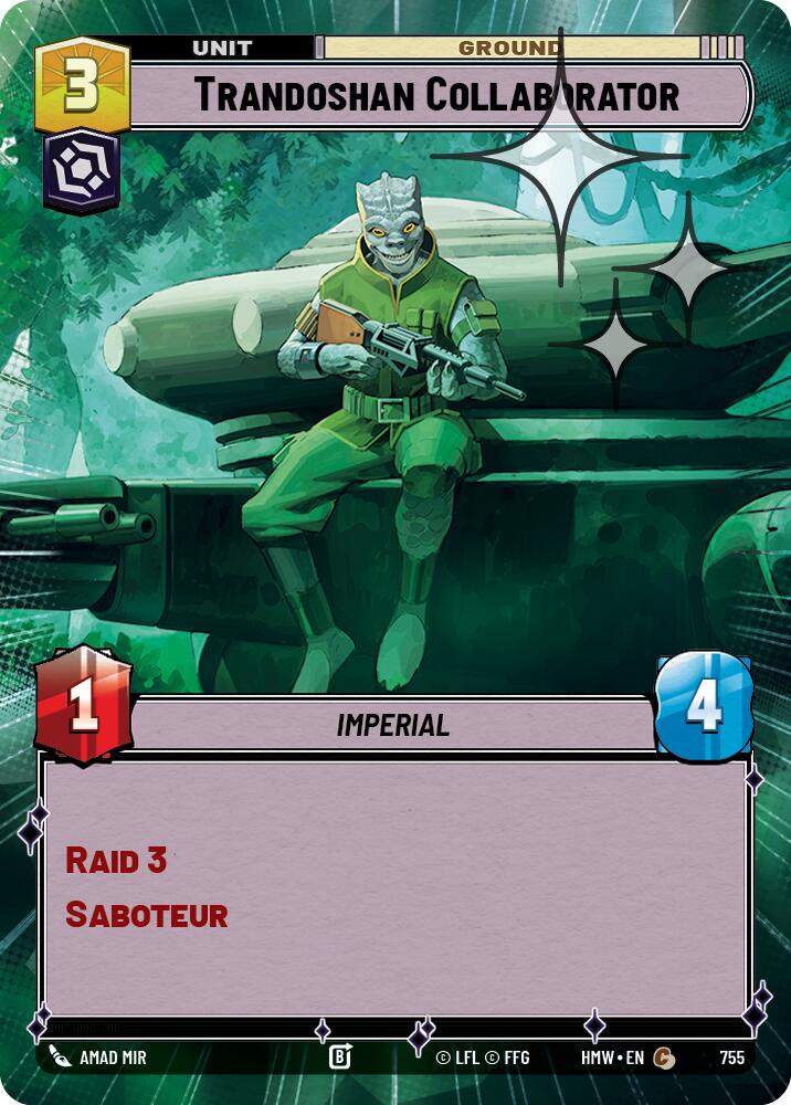 Trandoshan Collaborator (Hyperspace Foil) (755) [Homeworlds]