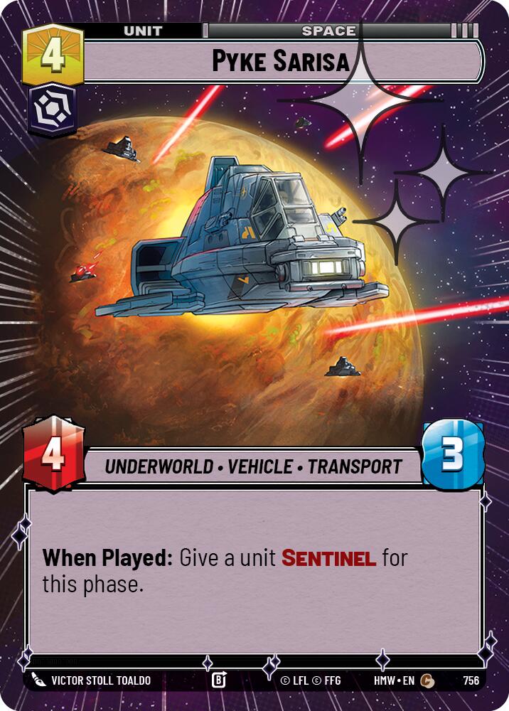 Pyke Sarisa (Hyperspace Foil) (756) [Homeworlds]