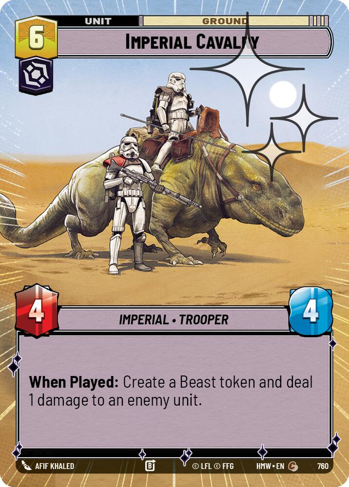 Imperial Cavalry (Hyperspace Foil) (760) [Homeworlds]
