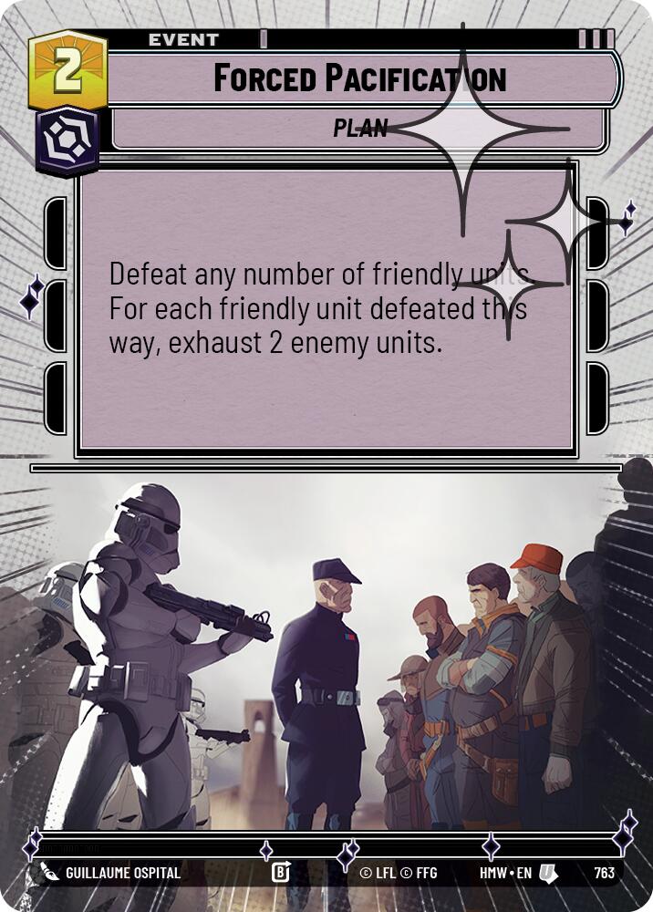Forced Pacification (Hyperspace Foil) (763) [Homeworlds]