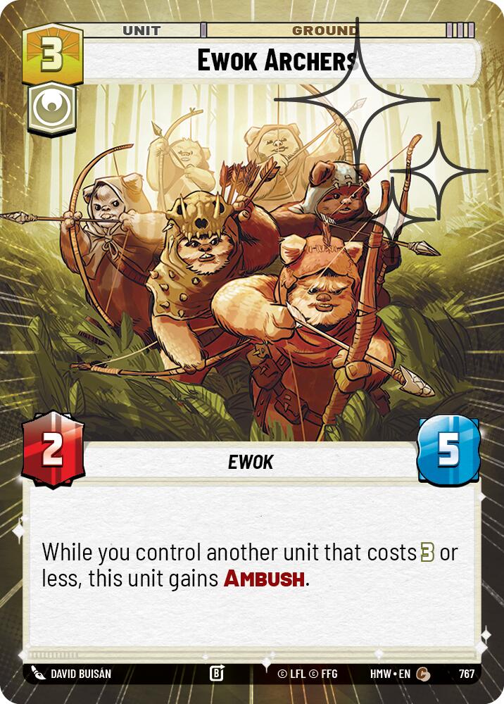 Ewok Archers (Hyperspace Foil) (767) [Homeworlds]