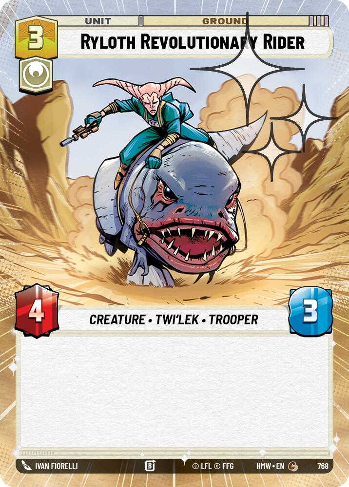 Ryloth Revolutionary Rider (Hyperspace Foil) (768) [Homeworlds]