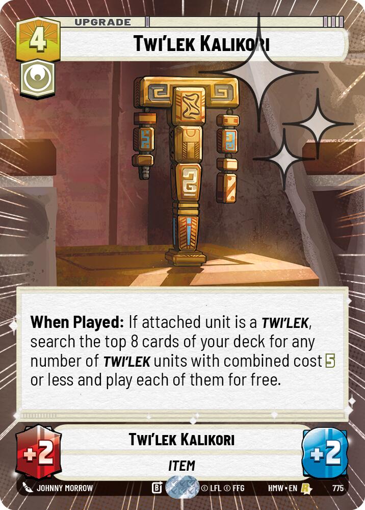 Twi'lek Kalikori (Hyperspace Foil) (775) [Homeworlds]