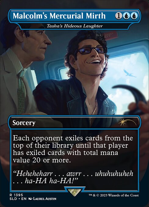 Tasha's Hideous Laughter (1395) [Secret Lair Drop] [Borderless]