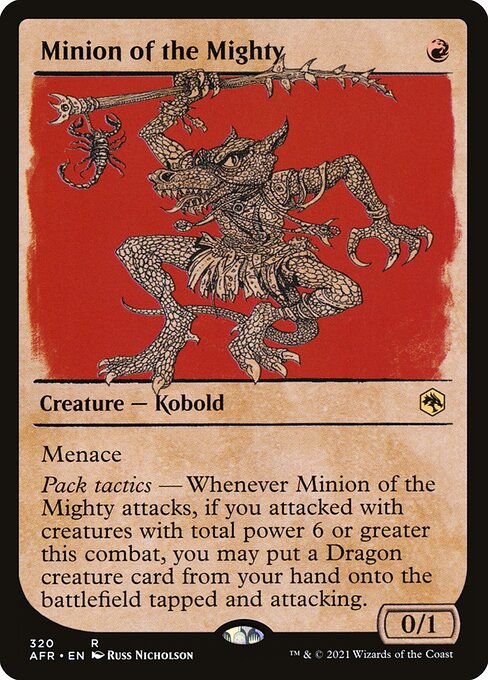 Minion of the Mighty (320) [Adventures in the Forgotten Realms] [Showcase]