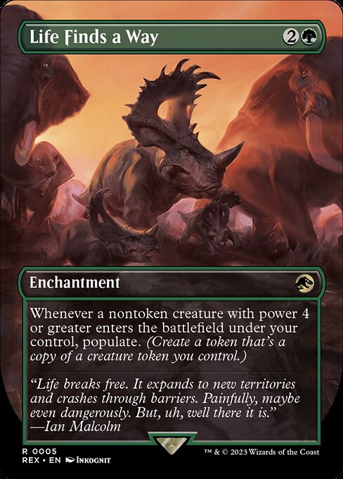 Life Finds a Way (5) [Jurassic World Collection] [Borderless]