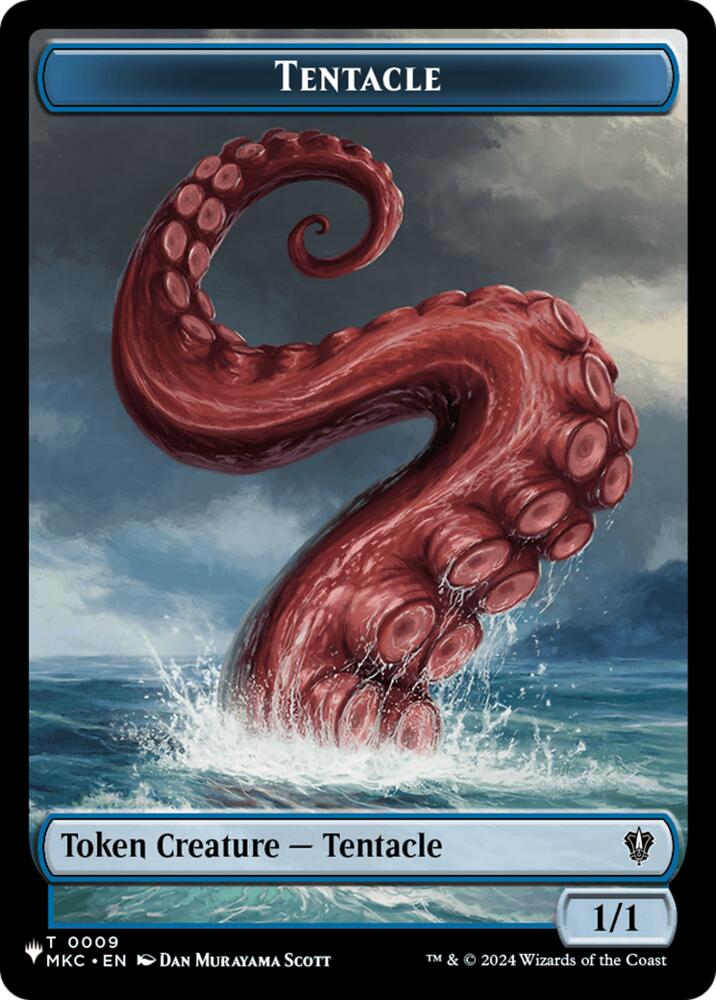 Tentacle // Copy Double-Sided Token (9 // 1) [The List]