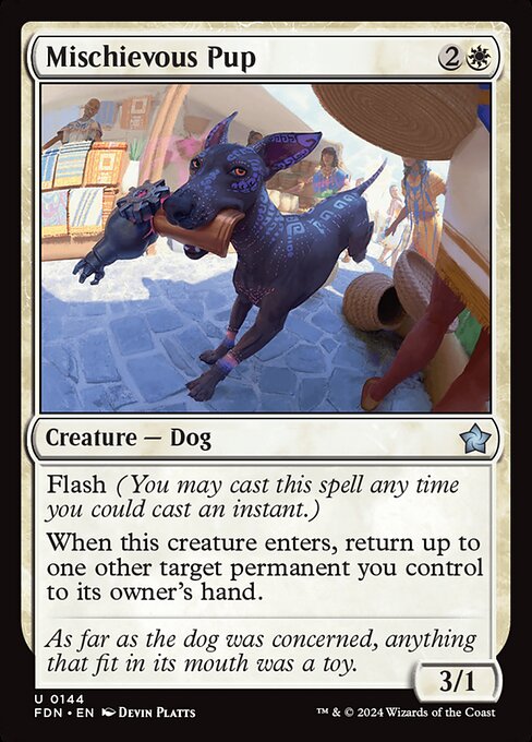 Mischievous Pup (144) [Foundations]