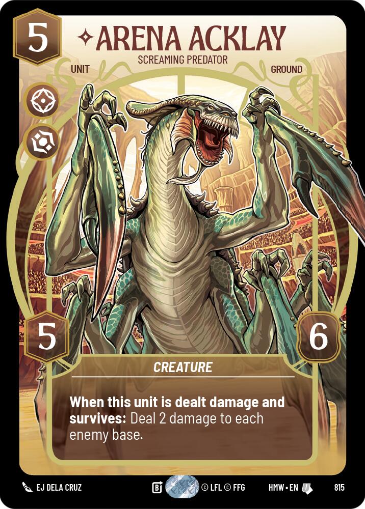 Arena Acklay - Screaming Predator (Prestige) (815) [Homeworlds]