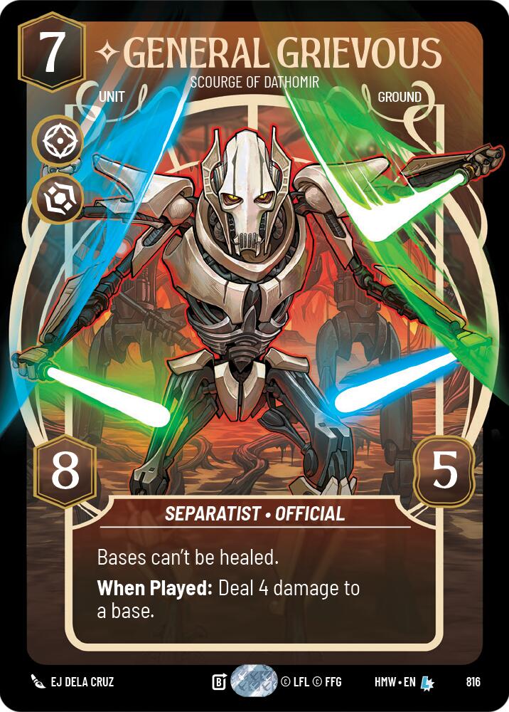 General Grievous - Scourge of Dathomir (Prestige) (816) [Homeworlds]