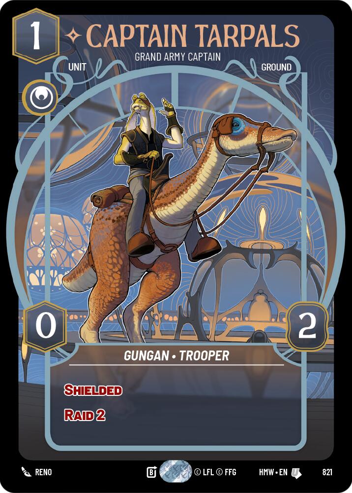 Captain Tarpals - Grand Army Captain (Prestige) (821) [Homeworlds]