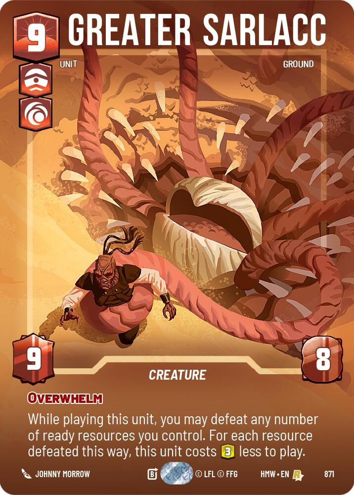 Greater Sarlacc (Prestige Foil) (871) [Homeworlds]
