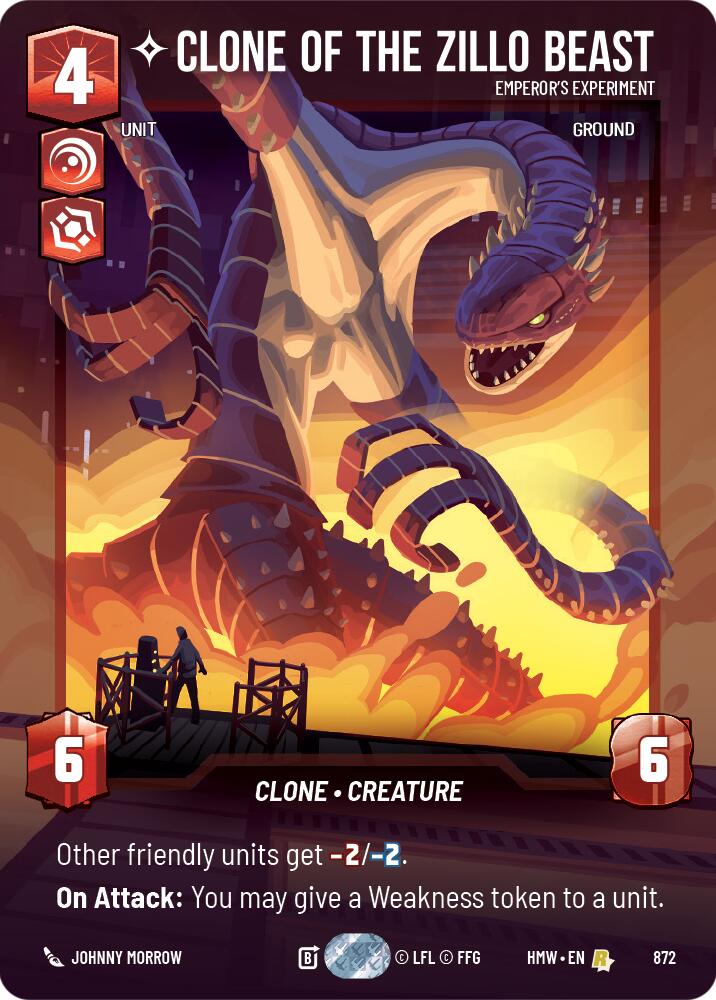 Clone of the Zillo Beast - Emperor's Experiment (Prestige Foil) (872) [Homeworlds]
