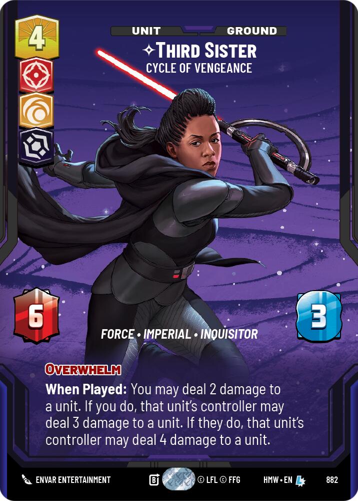 Third Sister - Cycle of Vengeance (Prestige Foil) (882) [Homeworlds]
