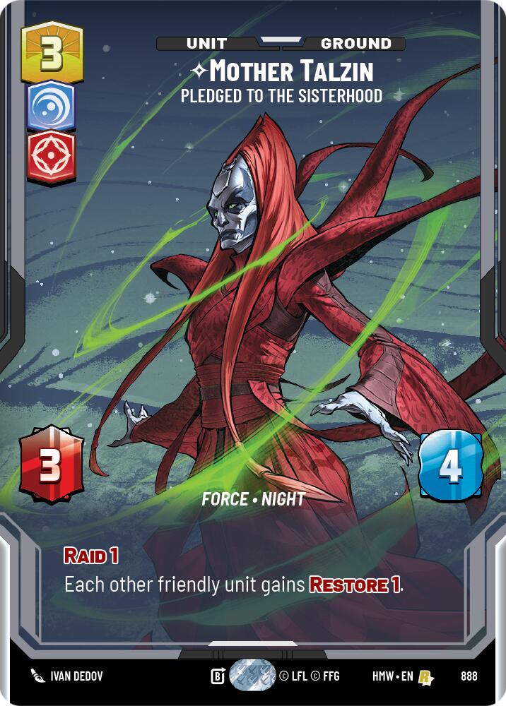 Mother Talzin - Pledged to the Sisterhood (Prestige Foil) (888) [Homeworlds]