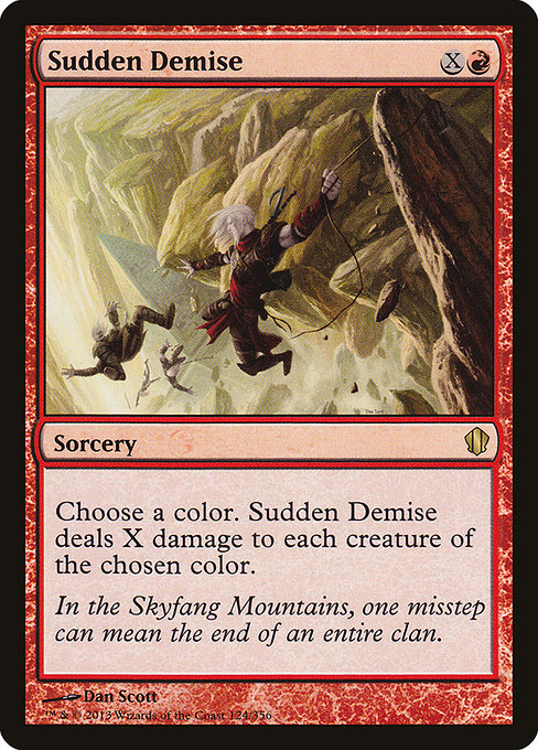 Sudden Demise (124) [Commander 2013]