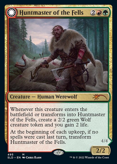 Huntmaster of the Fells // Ravager of the Fells (495) [Secret Lair Drop]