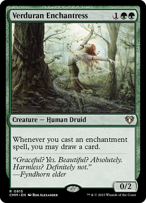 Verduran Enchantress (915) [Commander Masters]