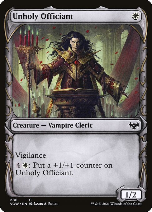 Unholy Officiant (286) [Innistrad: Crimson Vow] [Showcase]
