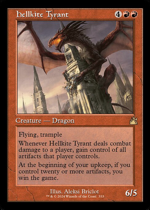Hellkite Tyrant (333) [Ravnica Remastered]