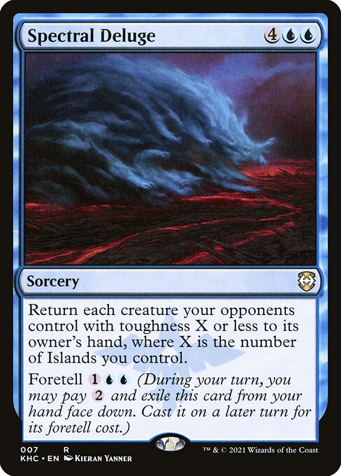 Spectral Deluge (7) [Kaldheim Commander]