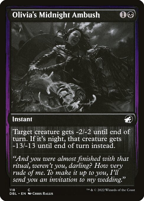 Olivia's Midnight Ambush (118) [Innistrad: Double Feature]