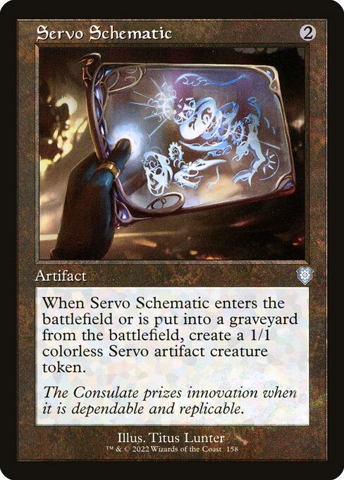 Servo Schematic (158) [The Brothers' War Commander]