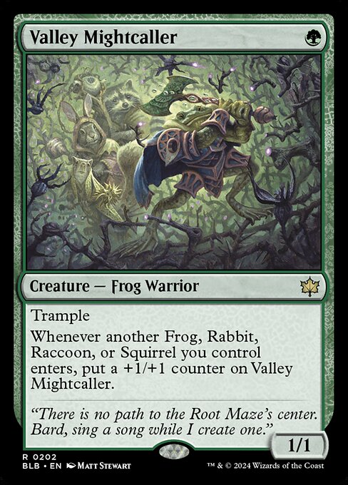 Valley Mightcaller (202) [Bloomburrow]