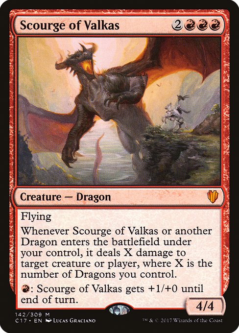 Scourge of Valkas (142) [Commander 2017]