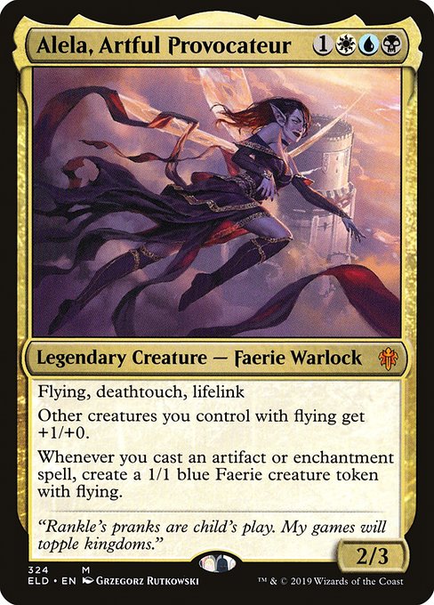 Alela, Artful Provocateur (324) [Throne of Eldraine]