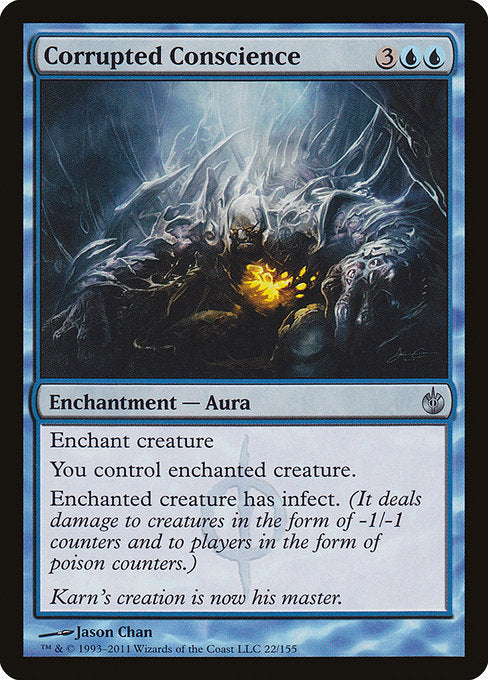 Corrupted Conscience (22) [Mirrodin Besieged]