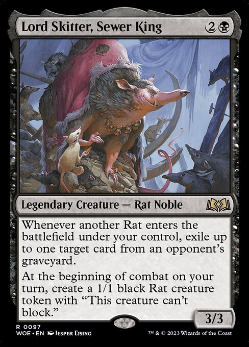 Lord Skitter, Sewer King (97) [Wilds of Eldraine]