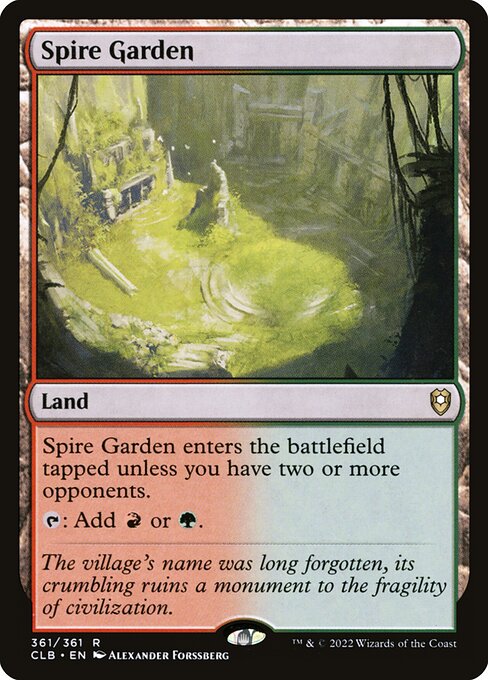 Spire Garden (361) [Commander Legends: Battle for Baldur's Gate]
