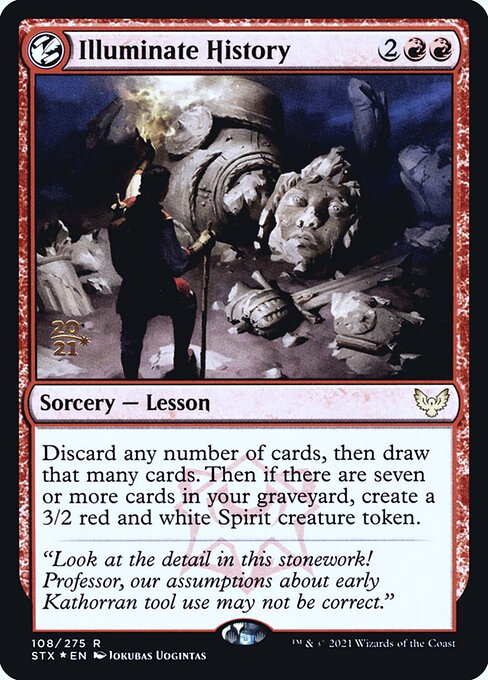 Illuminate History (108s) [Strixhaven: School of Mages Promos]