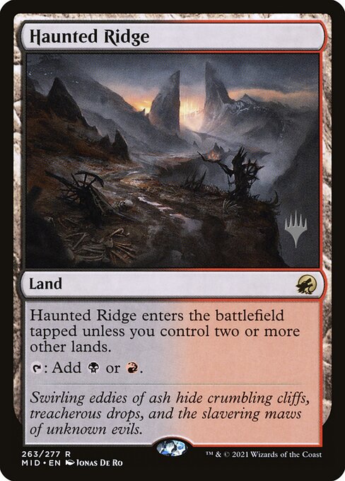 Haunted Ridge (263p) [Innistrad: Midnight Hunt Promos]