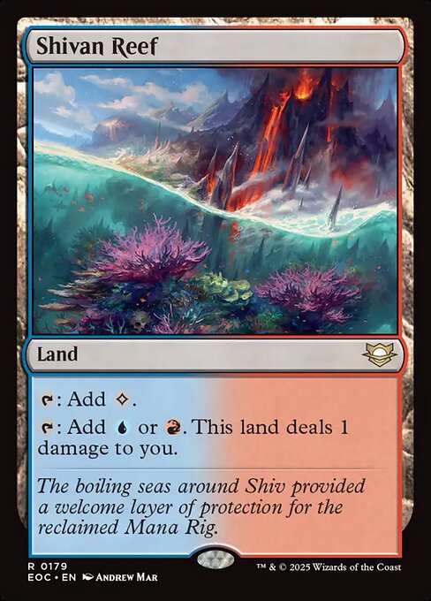 Shivan Reef (179) [Edge of Eternities Commander]