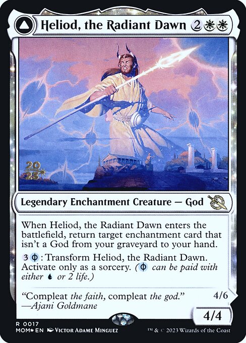 Heliod, the Radiant Dawn // Heliod, the Warped Eclipse (17s) [March of the Machine Promos]
