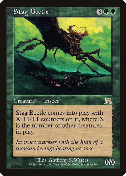 Stag Beetle (285) [Onslaught]