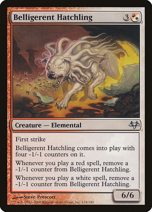 Belligerent Hatchling (134) [Eventide]