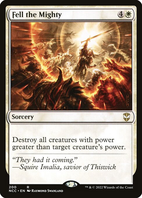 Fell the Mighty (200) [New Capenna Commander]