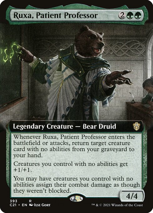 Ruxa, Patient Professor (393) [Commander 2021] [Extended Art]