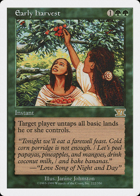 Early Harvest (222) [Classic Sixth Edition]