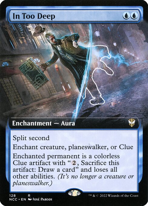 In Too Deep (128) [New Capenna Commander] [Extended Art]