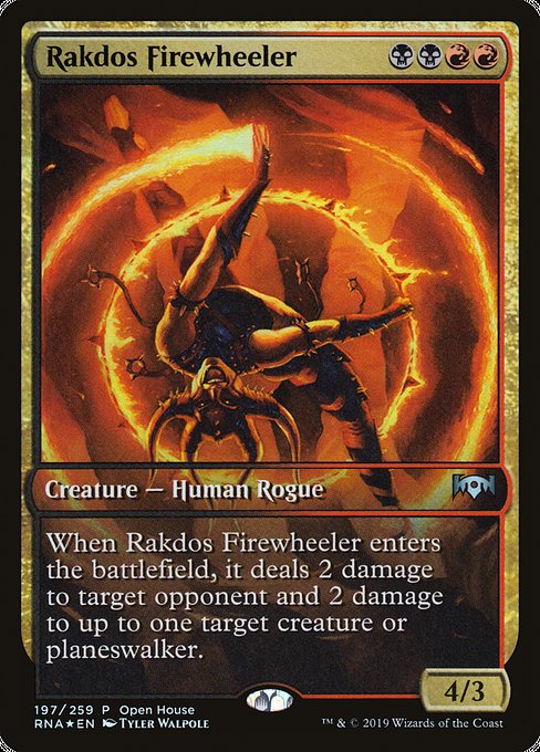 Rakdos Firewheeler (197) [Ravnica Allegiance Promos]