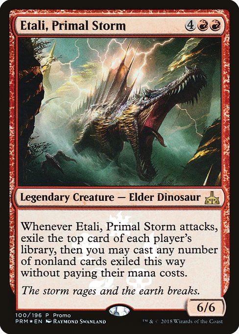 Etali, Primal Storm (100★) [Rivals of Ixalan Promos]