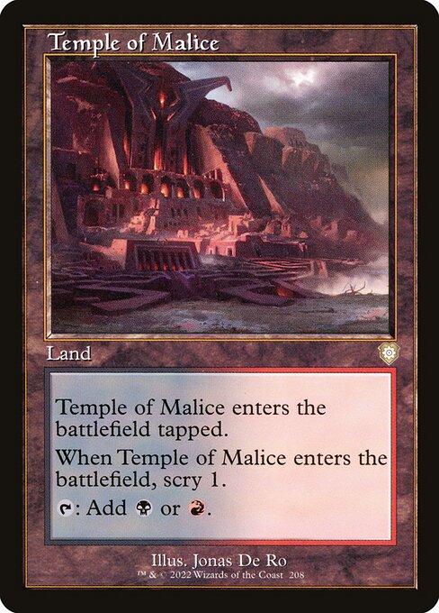 Temple of Malice (208) [The Brothers' War Commander]