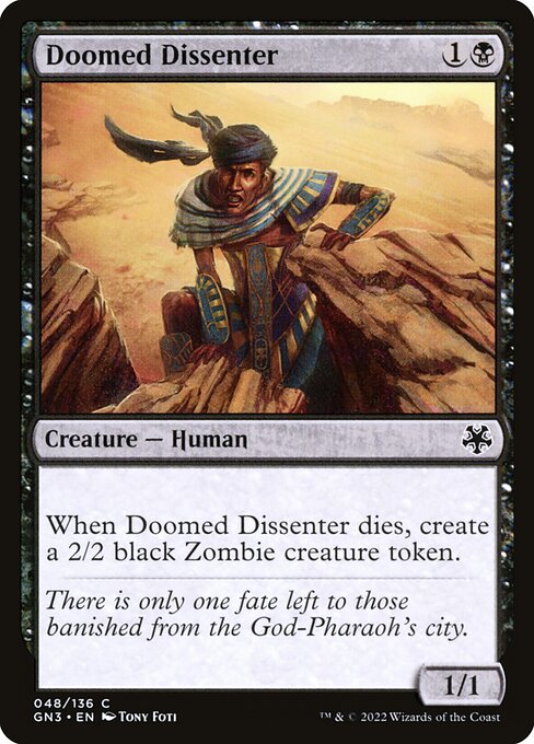 Doomed Dissenter (48) [Game Night: Free-for-All]
